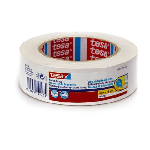 Nastro adesivo tesa TELATO 38 mm x 25 m bianco 56359-00001-00